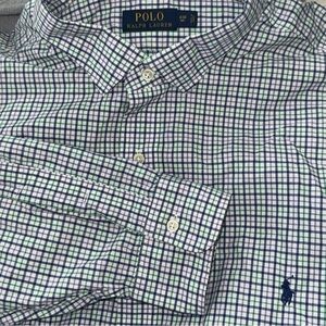 Polo by Ralph Lauren Men's Blue Checkered Shirt 4xb Big